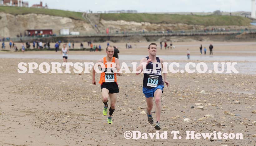 Finishing the Pier to Pier Race, South Shields to Roker, Sunderland.